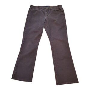 GAP 1969 SZ 14 Limited Edition Corduroy 5 Pocket Bootcut Mid Rise Jeans Brown